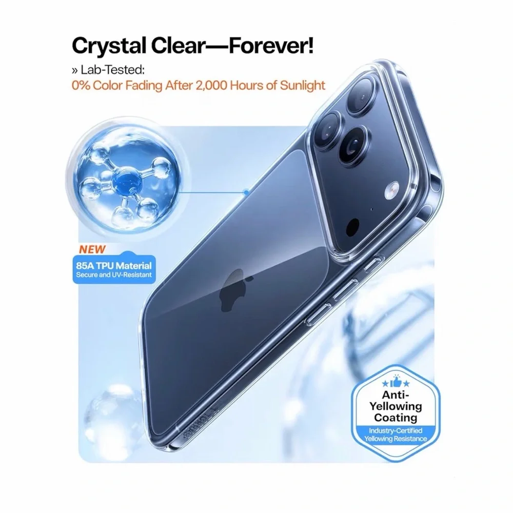 iPhone 17 Pro Max Transparent Case